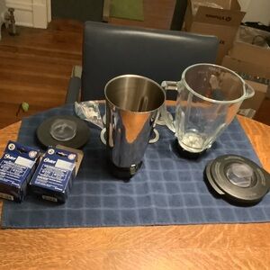 Oster blender containers-Glass&Stainless steel